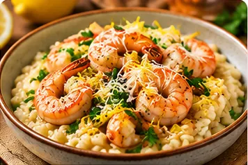 Risotto z krewetkami – etap 8: 08. Eleganckie podanie